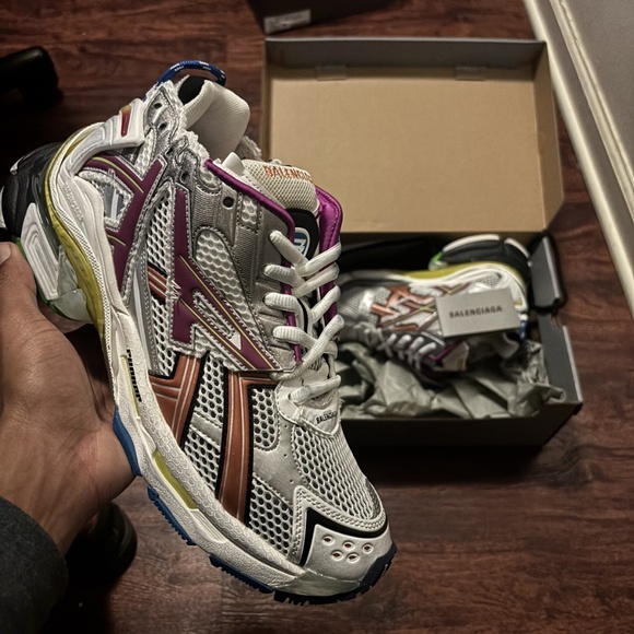 Balenciaga Runner Sneakers Multicolor Men’s Size 44 EU/ 10 US - Picture 4 of 4